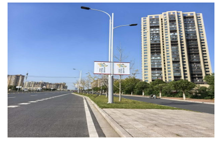 路灯杆变身“城市画廊” 立体化呈现“诗仙故里”新形象